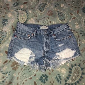 Jean shorts